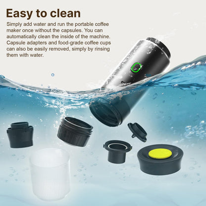 Portable Coffee Machine For Car Home Travel 3 In 1 Cordless Electric Coffee Maker Work Kemu |Fashion Home Kitchen Beauty
