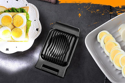 Aluminum Alloy Egg Slicer for Hard Boiled Eggs Strawberry Slicer for Salad-Black - Kemu |Fashion Home Kitchen Beauty