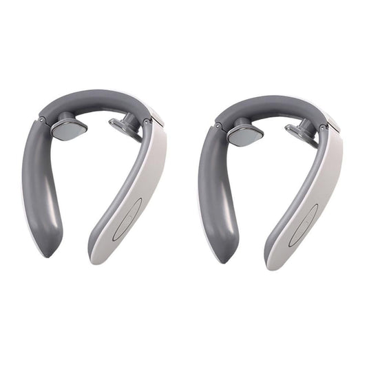 2pcs Neck Massager with Heat Portable Cordless 6 Modes 9 Levels Electric Neck Massage Tool Kemu |Fashion Home Kitchen Beauty