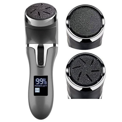 Electric Callus Remover for Feet Water-resistant 2 Speeds Pedicure Kit -Black and 12pcs kit