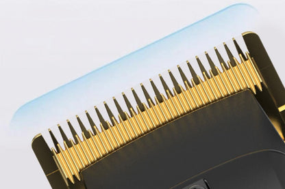 Rechargeable Men Hair Clipper Wet Dry Use for Home Dorm Barber Shop-Gold