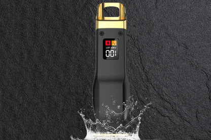 Rechargeable Men Hair Clipper Wet Dry Use for Home Dorm Barber Shop-Gold