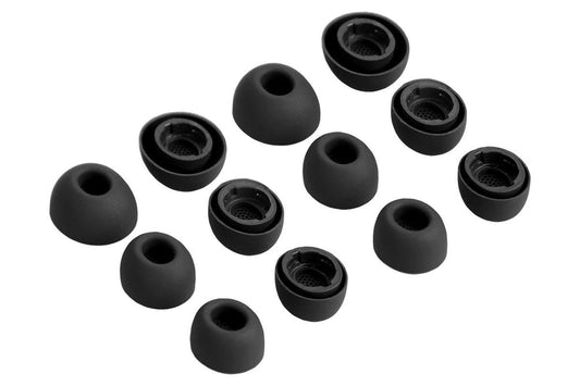12Pcs Silicone Ear Tips for Samsung Galaxy Buds3 Pro Earbud Covers-Black Kemu |Fashion Home Kitchen Beauty