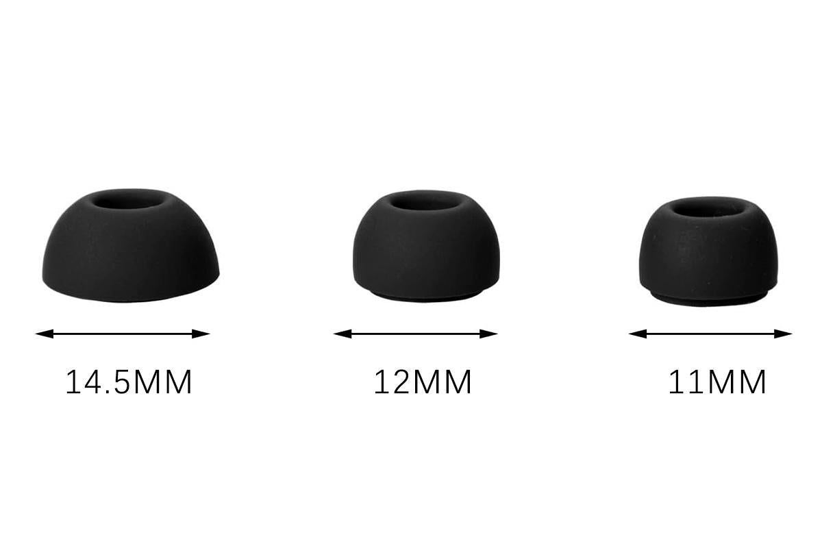 12Pcs Silicone Ear Tips for Samsung Galaxy Buds3 Pro Earbud Covers-Black Kemu |Fashion Home Kitchen Beauty