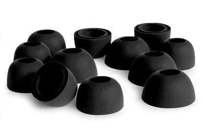 12Pcs Silicone Ear Tips for Samsung Galaxy Buds3 Pro Earbud Covers-Black Kemu |Fashion Home Kitchen Beauty