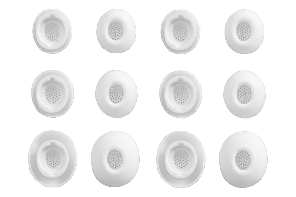 12Pcs Silicone Ear Tips for Samsung Galaxy Buds3 Pro Earbud Covers-White Kemu |Fashion Home Kitchen Beauty