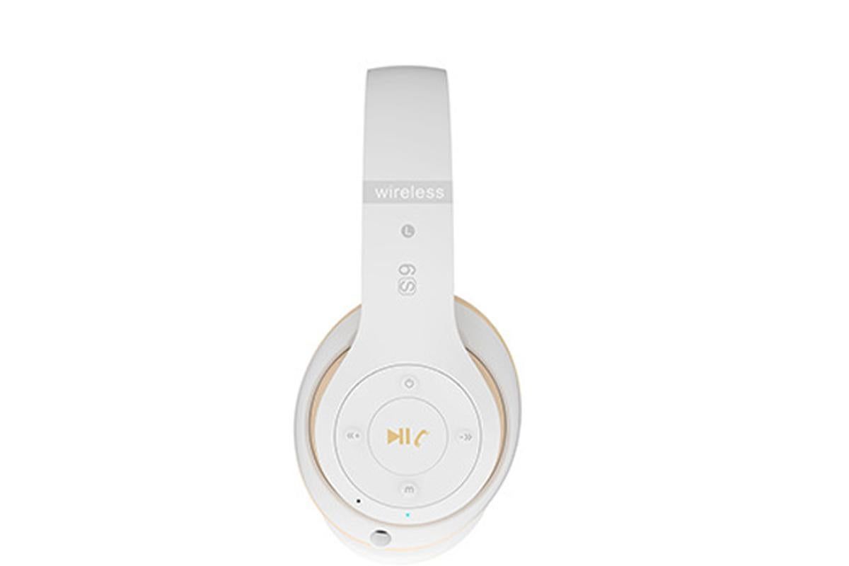 Bluetooth Headphones Over Ear HiFi Stereo Sound Wireless Headphones for Travel Work Cellphone-Pink