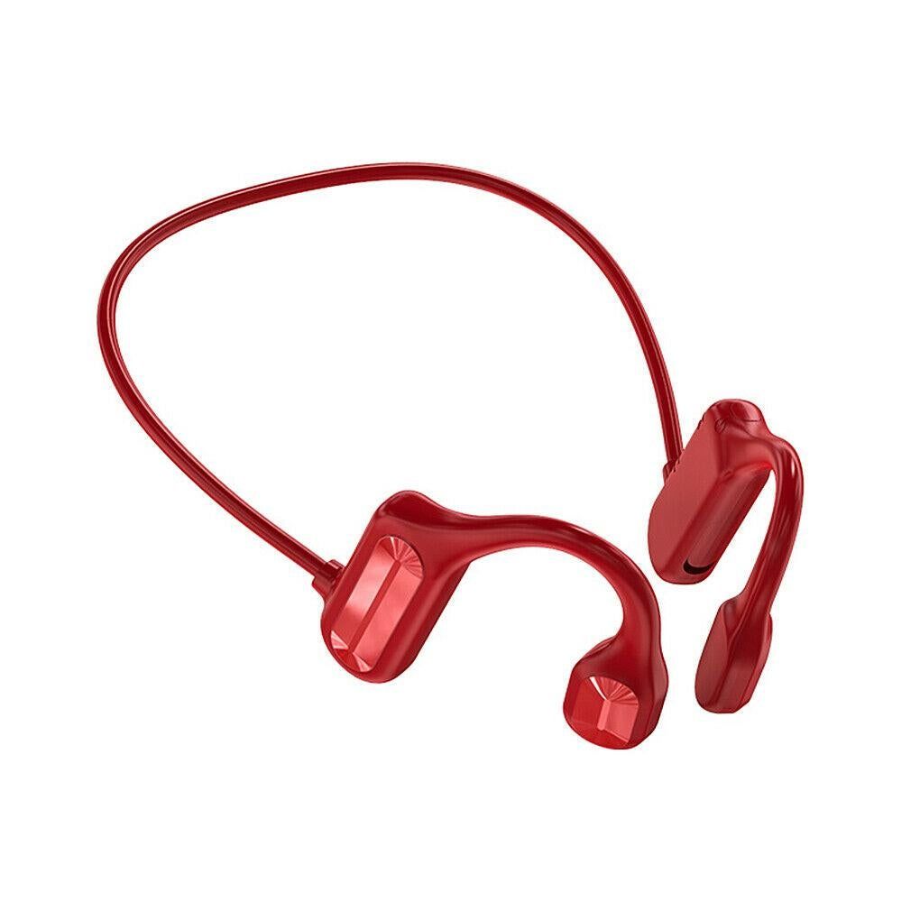 Bone Conduction Headphones Bone Conduction Bluetooth Earphones -Red Kemu |Fashion Home Kitchen Beauty
