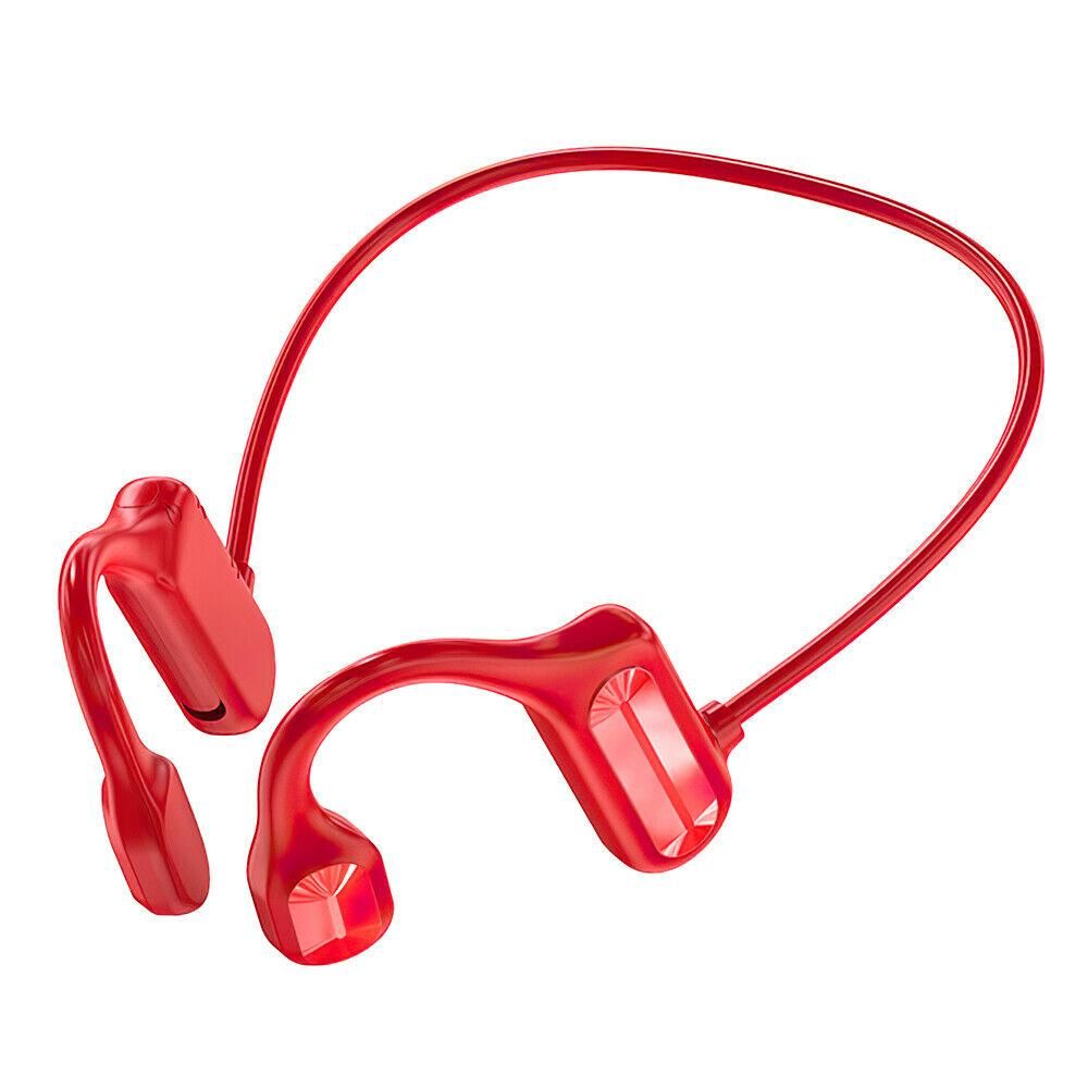 Bone Conduction Headphones Bone Conduction Bluetooth Earphones -Red Kemu |Fashion Home Kitchen Beauty