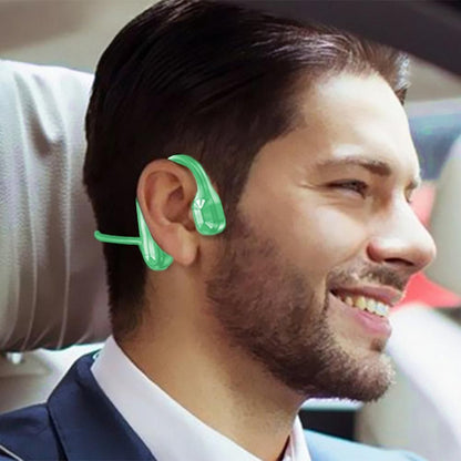Bone Conduction Headphones Bone Conduction Bluetooth Earphones -Green Kemu |Fashion Home Kitchen Beauty