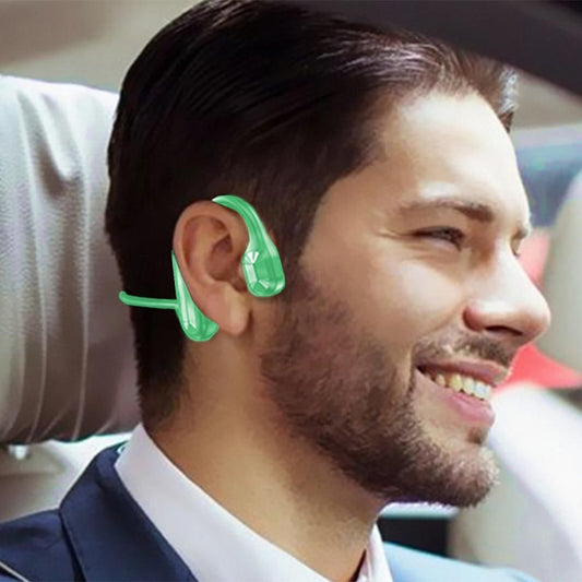 Bone Conduction Headphones Bone Conduction Bluetooth Earphones -Green Kemu |Fashion Home Kitchen Beauty