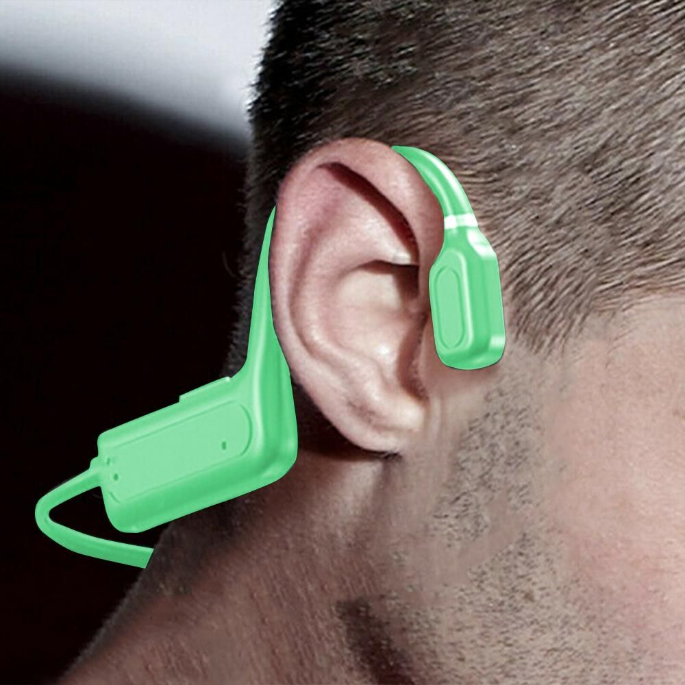Bone Conduction Headphones Bone Conduction Bluetooth Earphones -Green Kemu |Fashion Home Kitchen Beauty