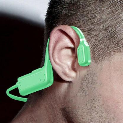 Bone Conduction Headphones Bone Conduction Bluetooth Earphones -Green Kemu |Fashion Home Kitchen Beauty