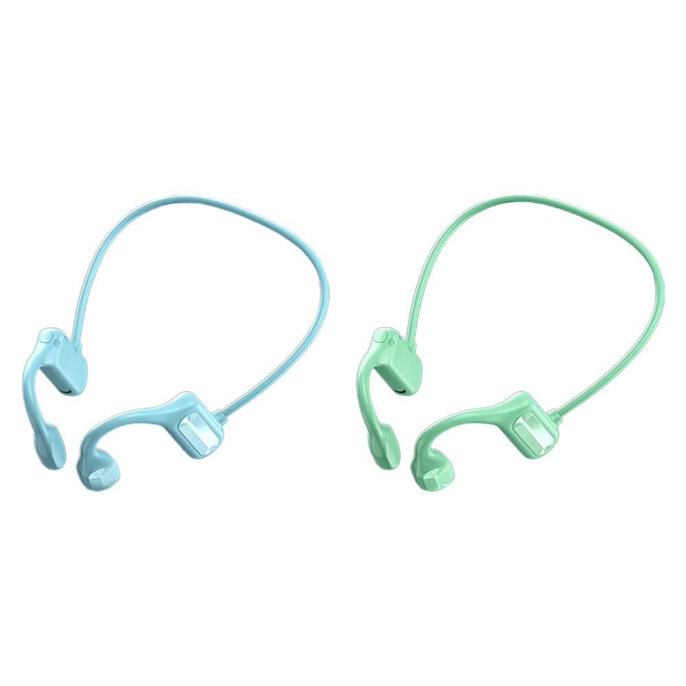 Bone Conduction Headphones Bone Conduction Bluetooth Earphones -Green Kemu |Fashion Home Kitchen Beauty