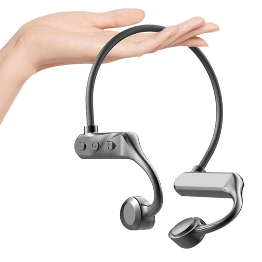 Bone Conduction Headphones Bone Conduction Headphones Wireless Bluetooth 5.0 Sweatproof Sport Earphone -Black Kemu |Fashion Home Kitchen Beauty