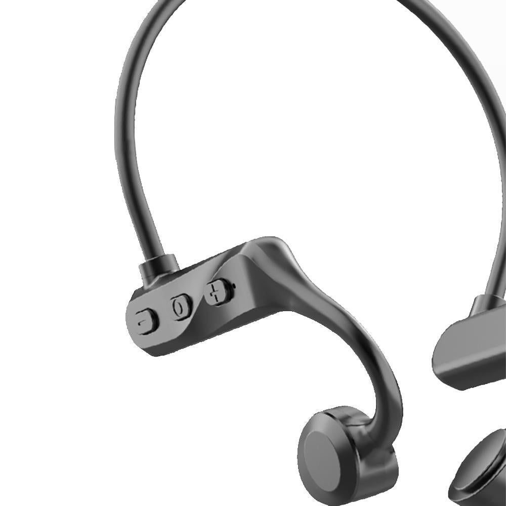 Bone Conduction Headphones Bone Conduction Headphones Wireless Bluetooth 5.0 Sweatproof Sport Earphone -Black Kemu |Fashion Home Kitchen Beauty