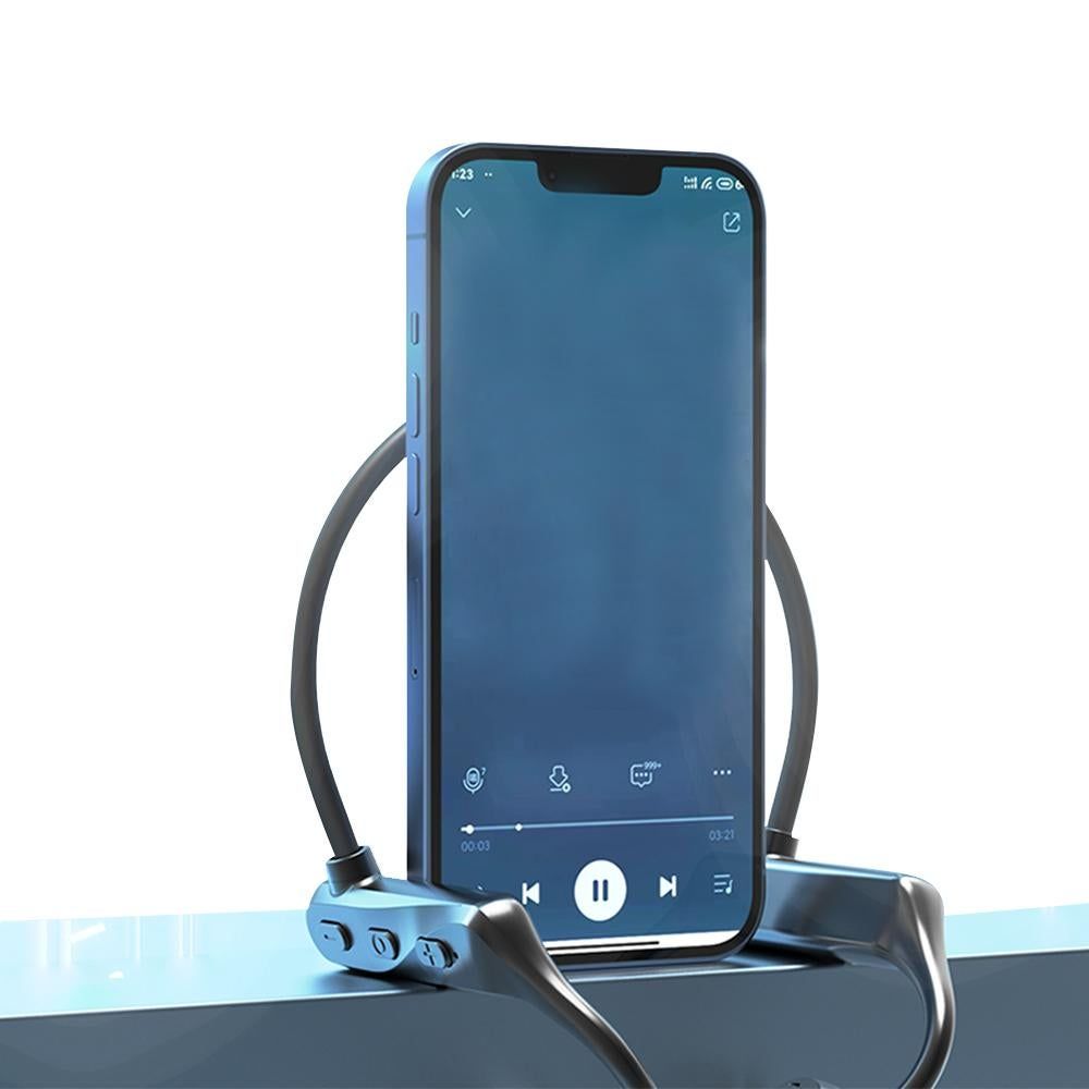 Bone Conduction Headphones Bone Conduction Headphones Wireless Bluetooth 5.0 Sweatproof Sport Earphone -Black Kemu |Fashion Home Kitchen Beauty