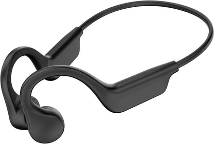 Bone Conduction Headphones Bone Conduction Headphones Bluetooth 5.0 Wireless Sports Earphones Lightweight Ear Hook -Black Kemu |Fashion Home Kitchen Beauty