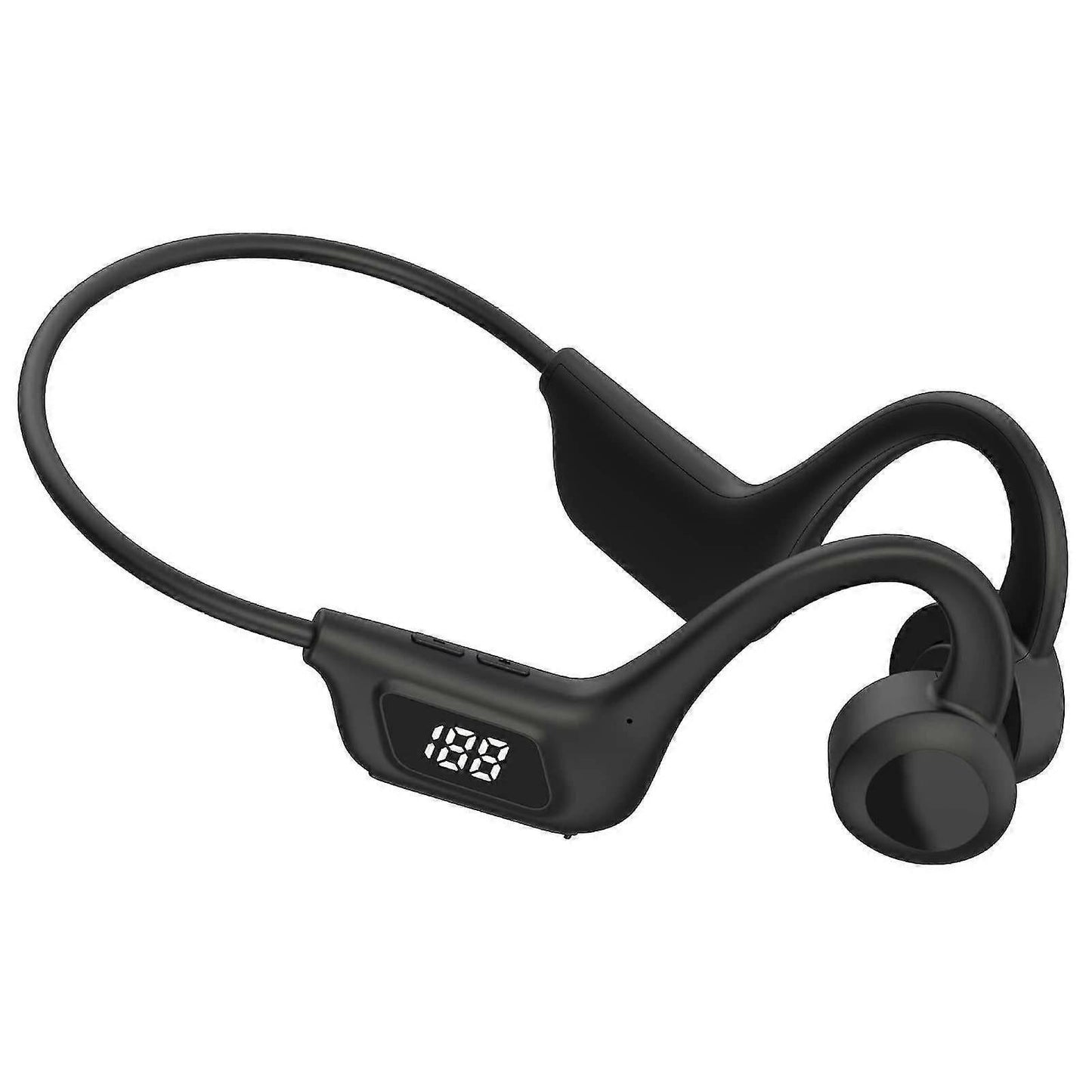 Bone Conduction Headphones Air Conduction Headphones Wireless Bluetooth 5.2 Sweatproof Sport Earphone -Black Kemu |Fashion Home Kitchen Beauty