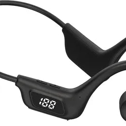 Bone Conduction Headphones Air Conduction Headphones Wireless Bluetooth 5.2 Sweatproof Sport Earphone -Black Kemu |Fashion Home Kitchen Beauty