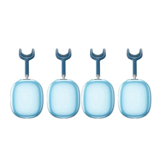 Case Cover for AirPods Max Headphones 2pcs Headphone Clear Case Shockproof Full Cover Protector for Apple AirPods Max -Blue Kemu |Fashion Home Kitchen Beauty