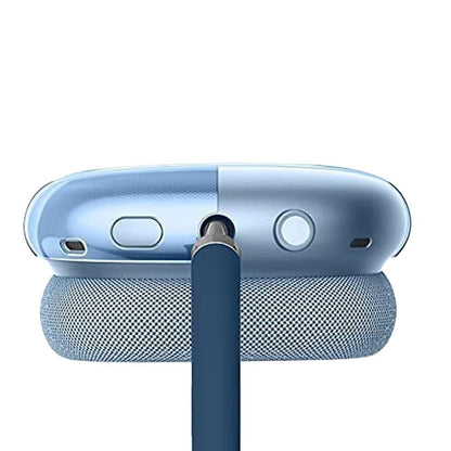 Case Cover for AirPods Max Headphones 2pcs Headphone Clear Case Shockproof Full Cover Protector for Apple AirPods Max -Blue