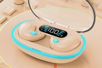 Ear Buds Sleep Bluetooth 5.3 Noise Blocking Sleeping Headphones for Side Sleeper -Beige Kemu |Fashion Home Kitchen Beauty