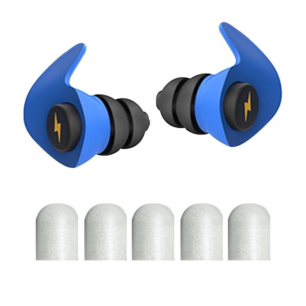 Ear Plugs for Sleeping Noise Silicone Earplugs Sound Reduction Reusable Earplugs with 5 Pairs Replacements -Black Kemu |Fashion Home Kitchen Beauty