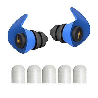 Ear Plugs for Sleeping Noise Silicone Earplugs Sound Reduction Reusable Earplugs with 5 Pairs Replacements -Black Kemu |Fashion Home Kitchen Beauty