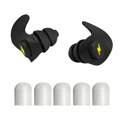 Ear Plugs for Sleeping Noise Silicone Earplugs Sound Reduction Reusable Earplugs with 5 Pairs Replacements -Blue