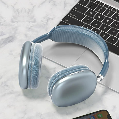 Gaming Headset Wireless Headset P9 Wireless Headphones TWS Earphones Noise Reduction Headset -Blue Kemu |Fashion Home Kitchen Beauty