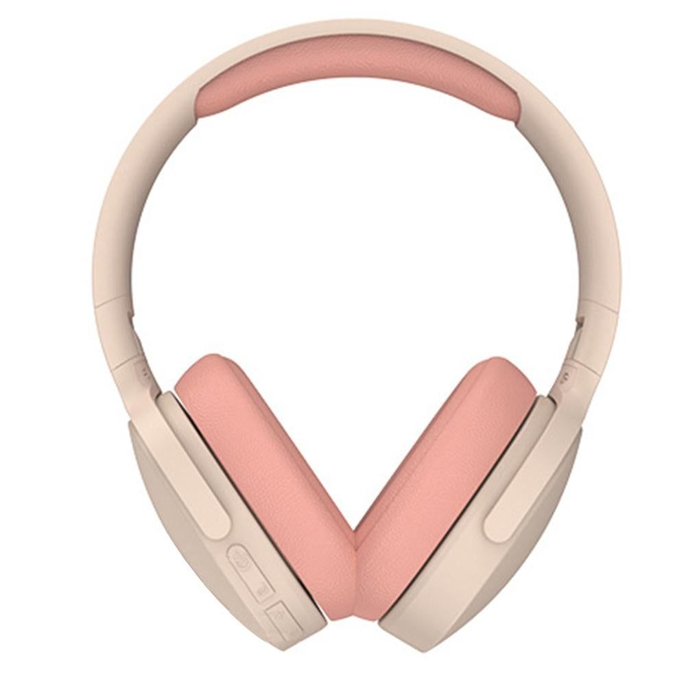 Gaming Headset Wireless Headset P2961 Foldable Wireless Bluetooth Stereo Over Ear Headphone -Pink Kemu |Fashion Home Kitchen Beauty