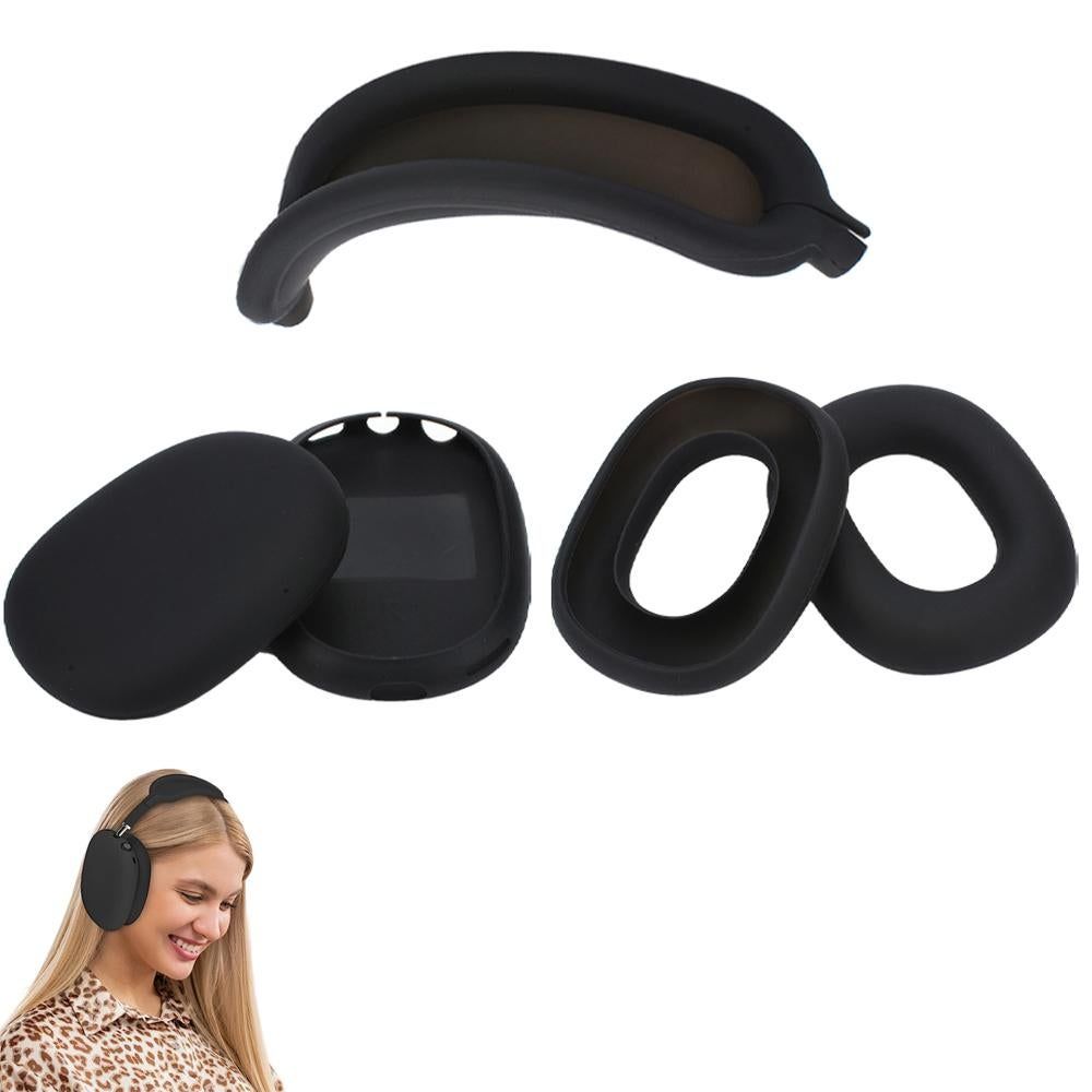 Silicone Case Cover for AirPods Max Headphones Clear Soft Ear Pad Protective Sleeves -Red Kemu |Fashion Home Kitchen Beauty