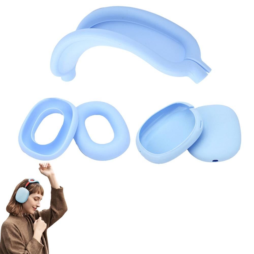 Silicone Case Cover for AirPods Max Headphones Clear Soft Ear Pad Protective Sleeves -Red Kemu |Fashion Home Kitchen Beauty