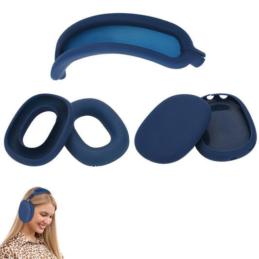 Silicone Case Cover for AirPods Max Headphones Clear Soft Ear Pad Protective Sleeves -Dark Blue Kemu |Fashion Home Kitchen Beauty