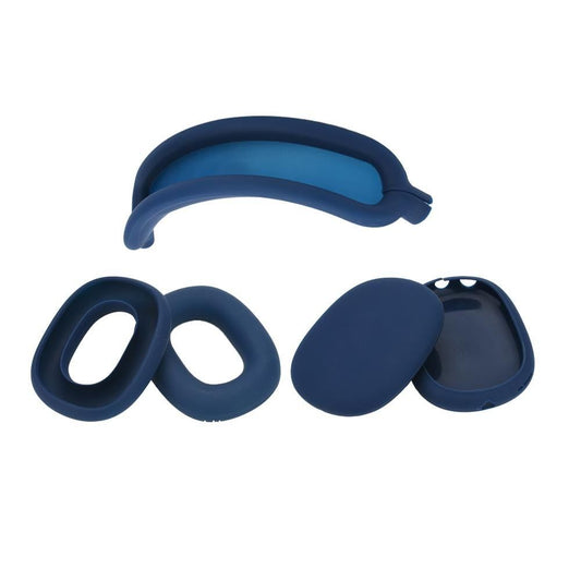 Silicone Case Cover for AirPods Max Headphones Clear Soft Ear Pad Protective Sleeves -Dark Blue Kemu |Fashion Home Kitchen Beauty