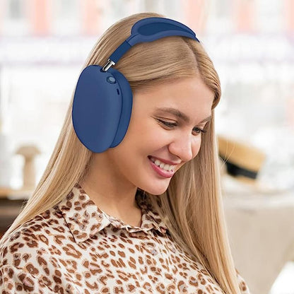 Silicone Case Cover for AirPods Max Headphones Clear Soft Ear Pad Protective Sleeves -Dark Blue Kemu |Fashion Home Kitchen Beauty