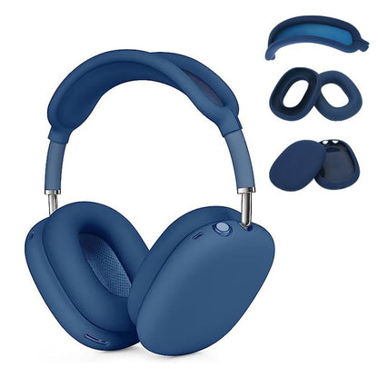 Silicone Case Cover for AirPods Max Headphones Clear Soft Ear Pad Protective Sleeves -Dark Blue Kemu |Fashion Home Kitchen Beauty