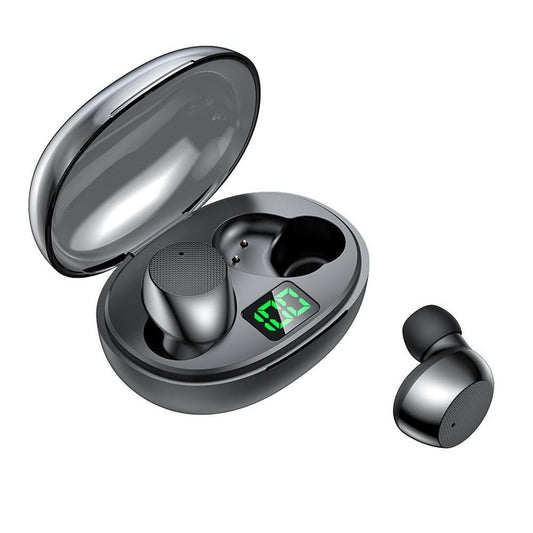 True Wireless Stereo Earphone Gaming Earbuds TWS 5.3 Bluetooth Headphones Deep Bass Sound With Microphone Hearing Aid -Black Kemu |Fashion Home Kitchen Beauty