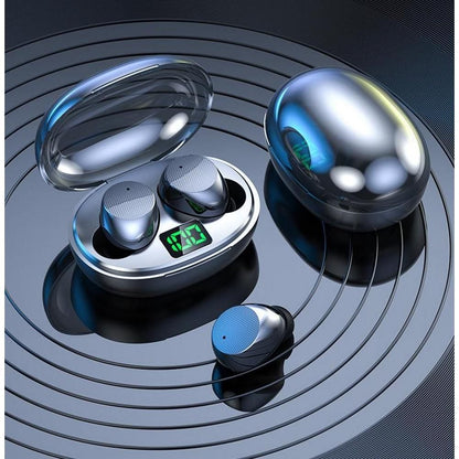 True Wireless Stereo Earphone Gaming Earbuds TWS 5.3 Bluetooth Headphones Deep Bass Sound With Microphone Hearing Aid -Black Kemu |Fashion Home Kitchen Beauty