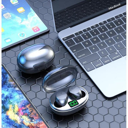 True Wireless Stereo Earphone Gaming Earbuds TWS 5.3 Bluetooth Headphones Deep Bass Sound With Microphone Hearing Aid -Black Kemu |Fashion Home Kitchen Beauty