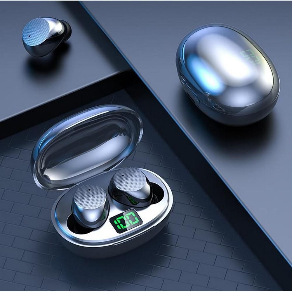 True Wireless Stereo Earphone Gaming Earbuds TWS 5.3 Bluetooth Headphones Deep Bass Sound With Microphone Hearing Aid -Black Kemu |Fashion Home Kitchen Beauty