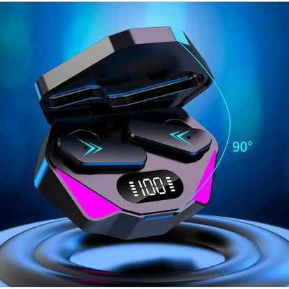 TWS Gaming Earbuds Low Latency Bluetooth Earphone with Mic Bass Audio Sound Positioning Stereo Wireless Headphones Kemu |Fashion Home Kitchen Beauty