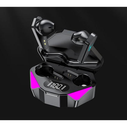 TWS Gaming Earbuds Low Latency Bluetooth Earphone with Mic Bass Audio Sound Positioning Stereo Wireless Headphones Kemu |Fashion Home Kitchen Beauty
