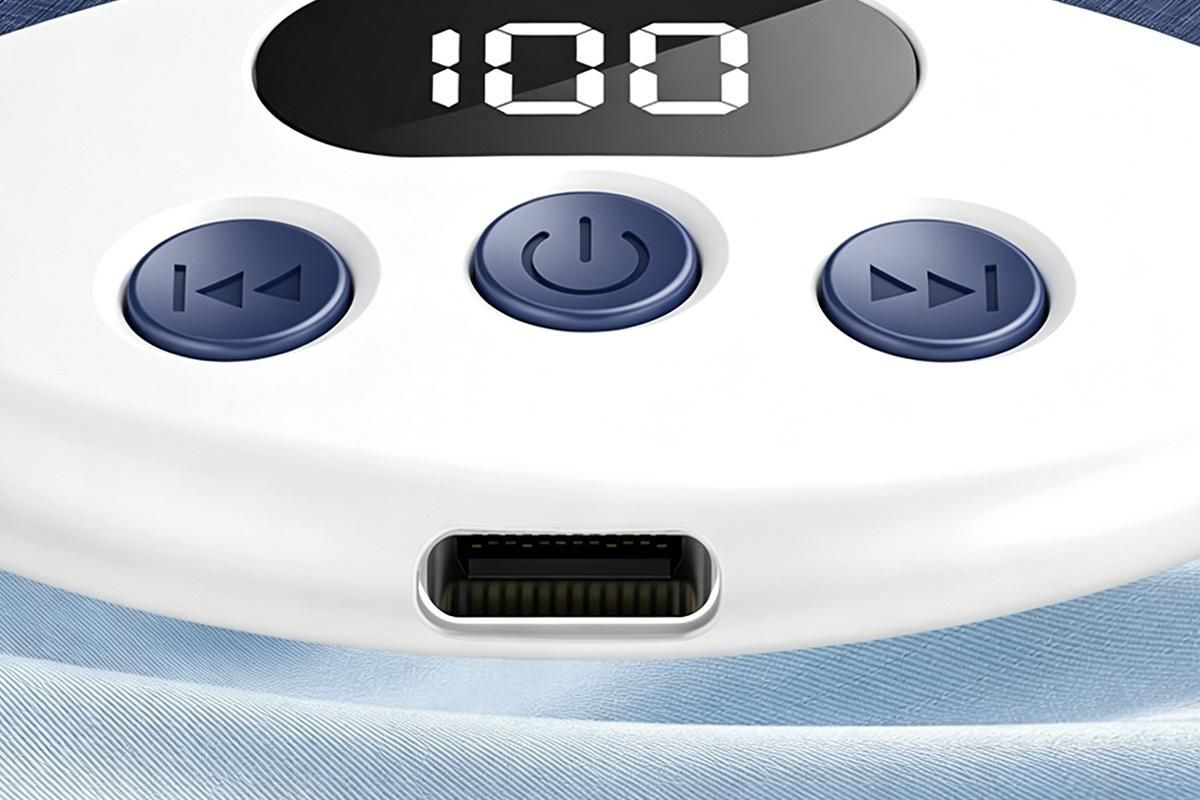 Under Pillow Bluetooth Sleep Speaker Wireless Bone Conduction Speaker-Blue Kemu |Fashion Home Kitchen Beauty