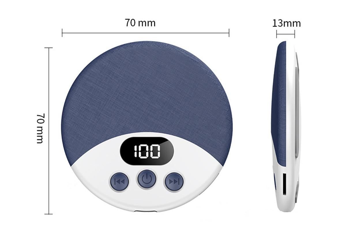 Under Pillow Bluetooth Sleep Speaker Wireless Bone Conduction Speaker-Blue Kemu |Fashion Home Kitchen Beauty