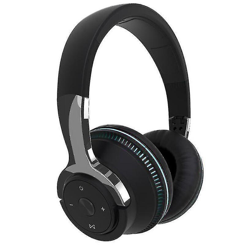 Wireless Bluetooth Headphones Over Ear Foldable Stereo Noise Cancelling Earphone for Travel Home Office -Black Kemu |Fashion Home Kitchen Beauty