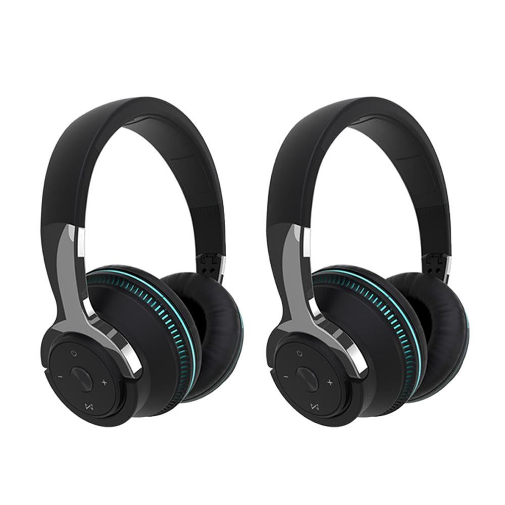 Wireless Bluetooth Headphones Over Ear Foldable Stereo Noise Cancelling Earphone for Travel Home Office -Black Kemu |Fashion Home Kitchen Beauty