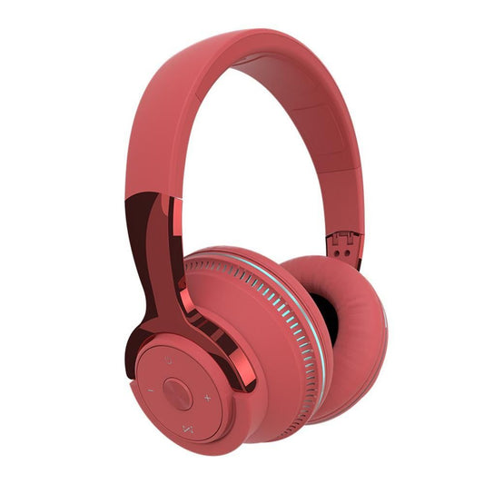 Wireless Bluetooth Headphones Over Ear Foldable Stereo Noise Cancelling Earphone for Travel Home Office -Red Kemu |Fashion Home Kitchen Beauty