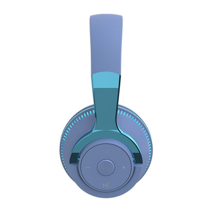 Wireless Bluetooth Headphones Over Ear Foldable Stereo Noise Cancelling Earphone for Travel Home Office -Blue Kemu |Fashion Home Kitchen Beauty